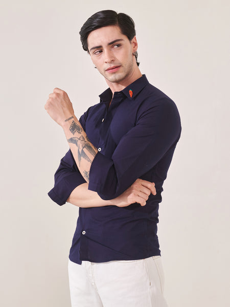 Rabbit Embroidered Shirt