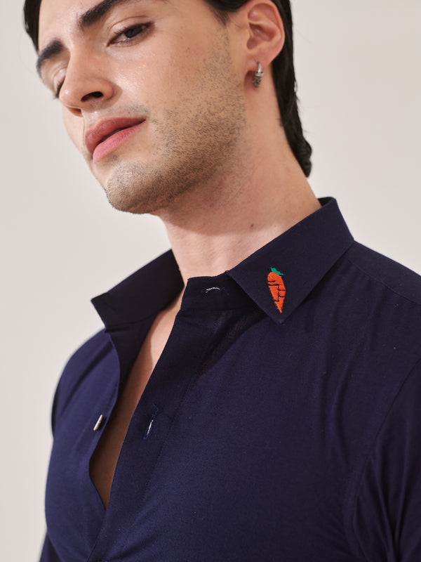 Rabbit Embroidered Shirt