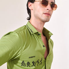 Caricatures Embroidered Shirt