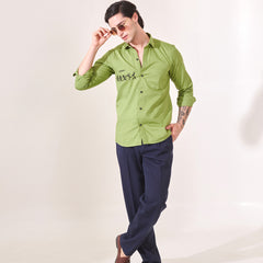Caricatures Embroidered Shirt