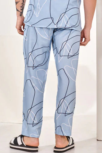 Cotton blended trouser