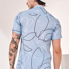 Cotton blended shirt