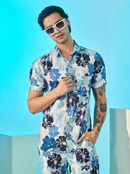 Floral printed shirt