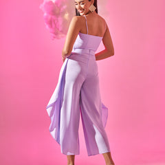 Bow Detailed Top with Wrap Pants