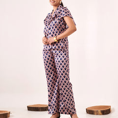Printed geometric co-ord set