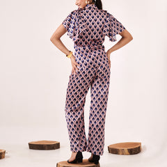 Printed geometric co-ord set