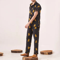 Leapard print shirt