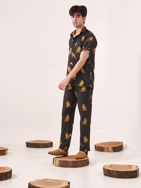 Leapard print shirt