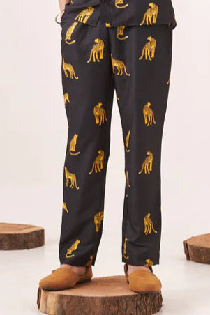 Leapard print trouser