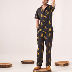 Leapard print trouser