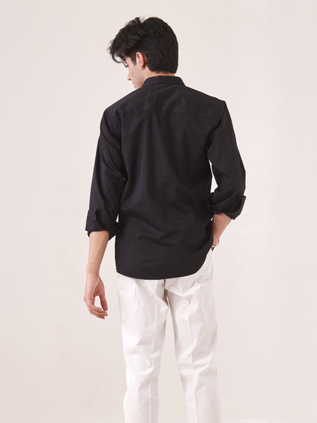 Honeycomb Embroidered Shirt