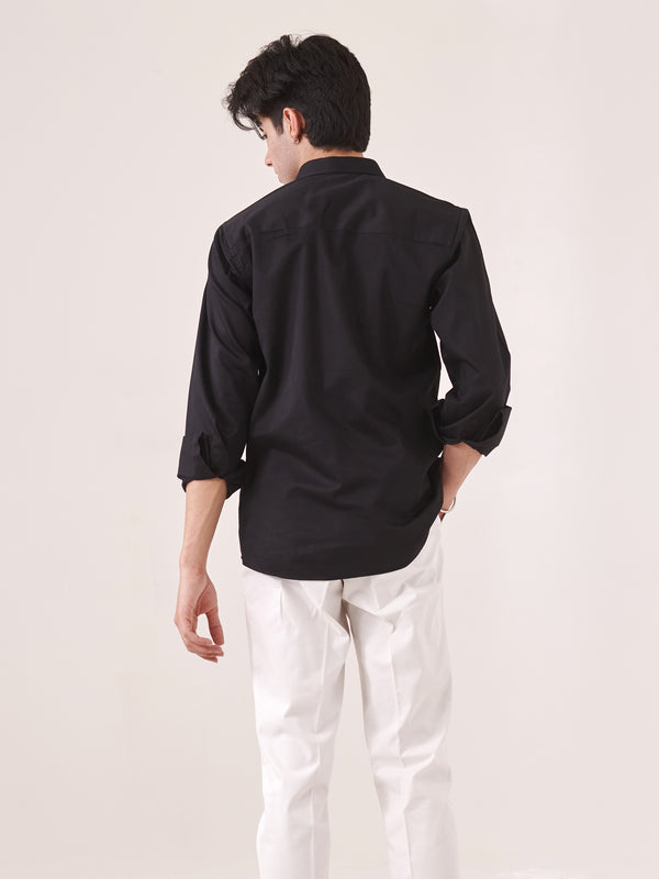 Honeycomb Embroidered Shirt
