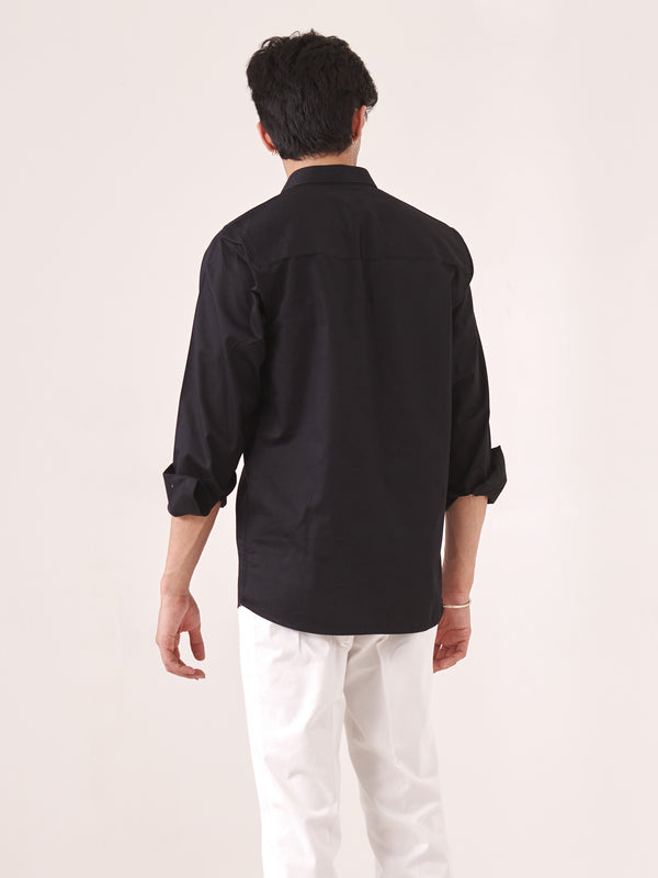Lion Embroidered Shirt