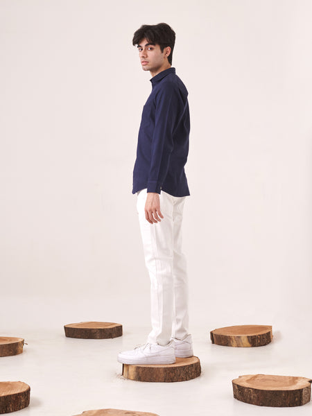 Bird Embroidered Shirt