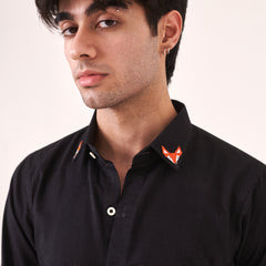 Fox Embroidered Shirt