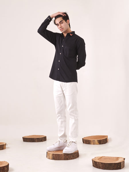 Fox Embroidered Shirt