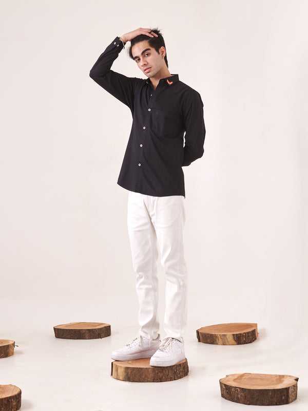 Fox Embroidered Shirt