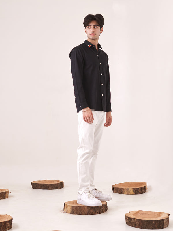 Fox Embroidered Shirt