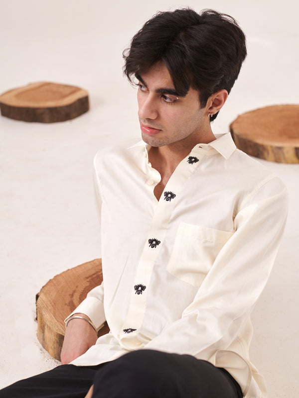 Bee Embroidered Shirt
