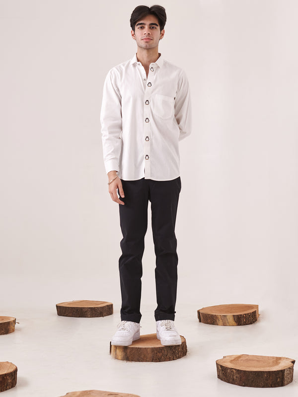 Penguin Embroidered Shirt