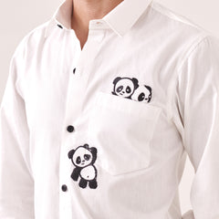 Panda Embroidered Shirt