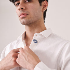 Evil Eye Embroidered Shirt