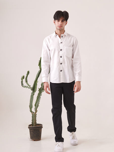 Spider Embroidered Shirt