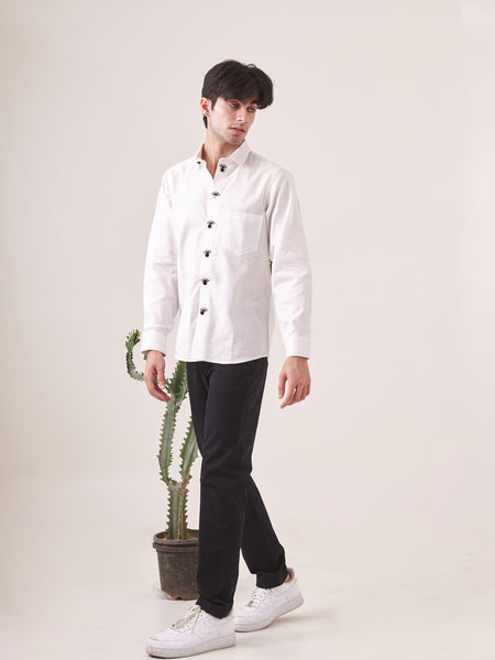 Spider Embroidered Shirt