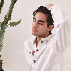 Spider Embroidered Shirt