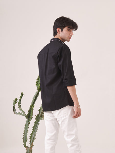 Face Embroidered Shirt