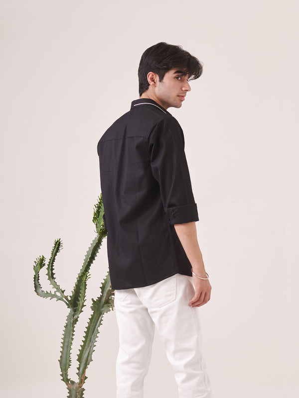 Face Embroidered Shirt