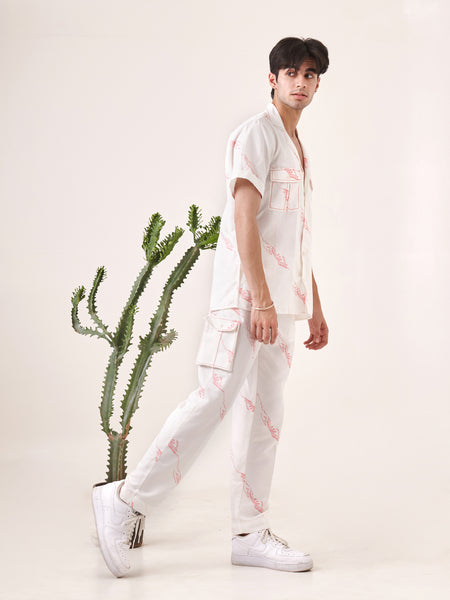 White Hands Printed Co-ord Set