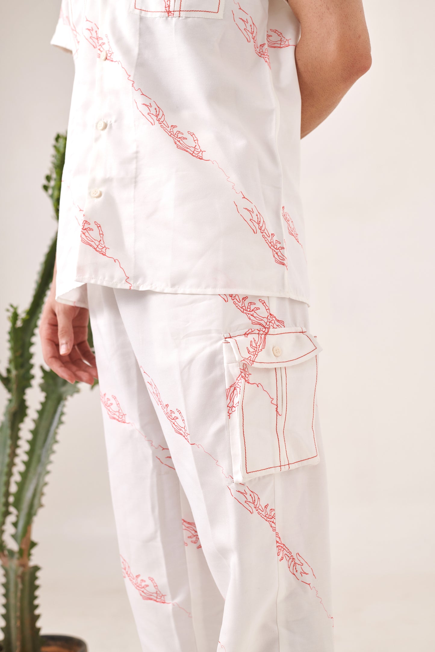 White Hands Printed Co-ord Set