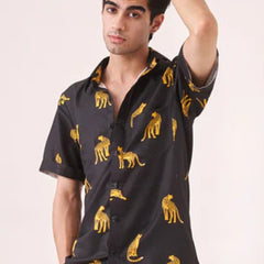 Leapard print shirt