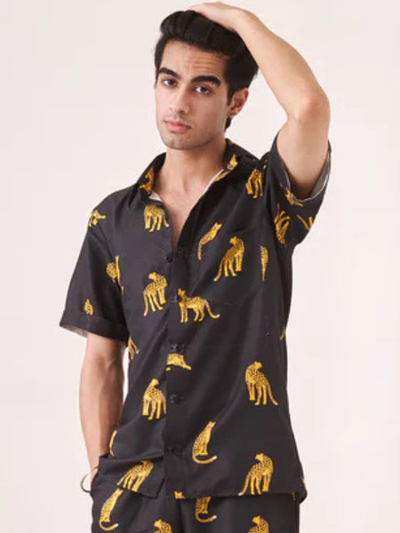 Leapard print shirt