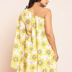 Printed umbrella -cut top