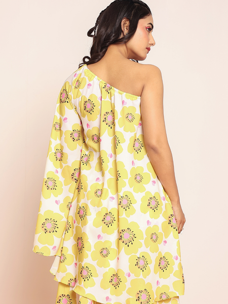Printed umbrella -cut top