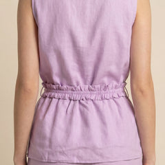 Solid Lavender Blazer Co-ord Set