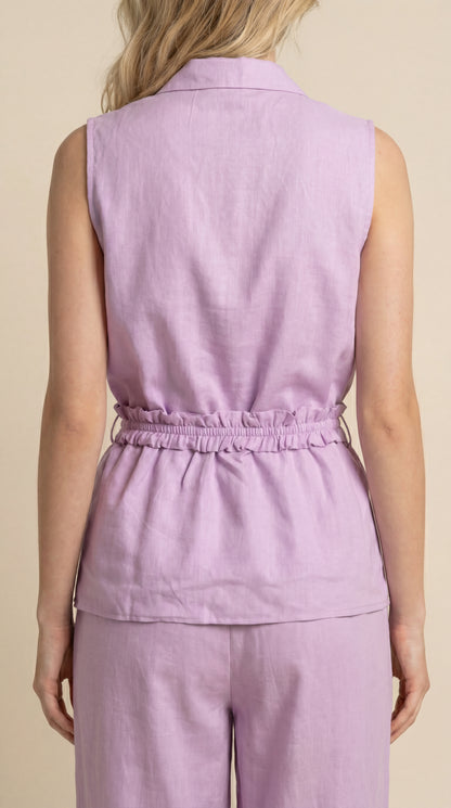 Solid Lavender Blazer Co-ord Set