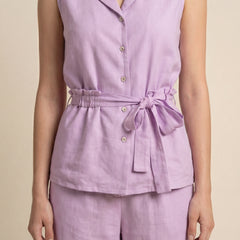 Solid Lavender Blazer Co-ord Set