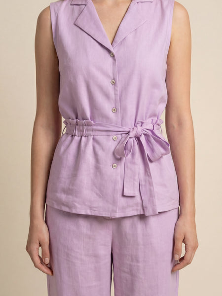 Solid Lavender Blazer Co-ord Set