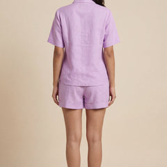 Lavender Ruffled Co-ord Set