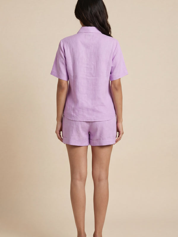 Lavender Ruffled Co-ord Set
