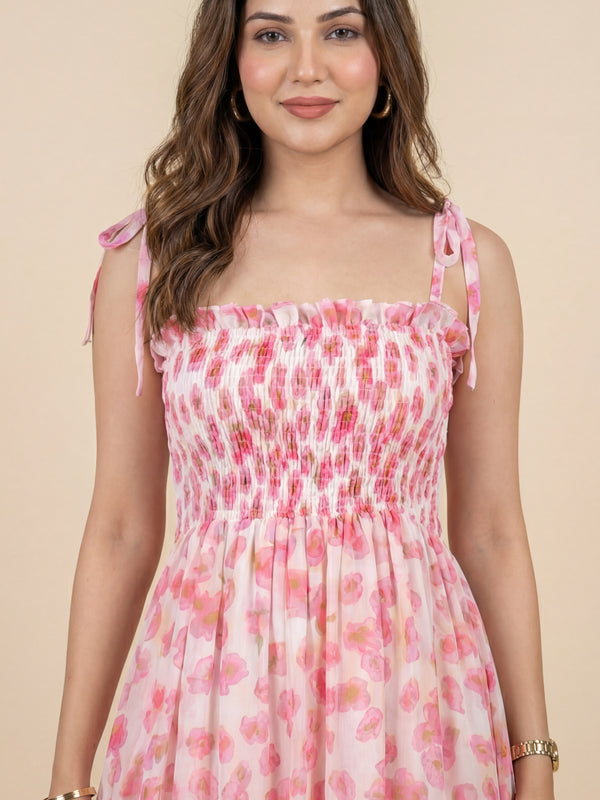 Floral Printed Maxi Dress
