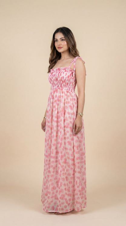 Floral Printed Maxi Dress